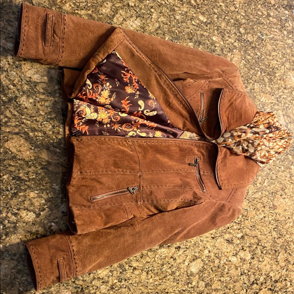 EMC Suede Leather Fully Lined Jacket - Picture 7 of 14